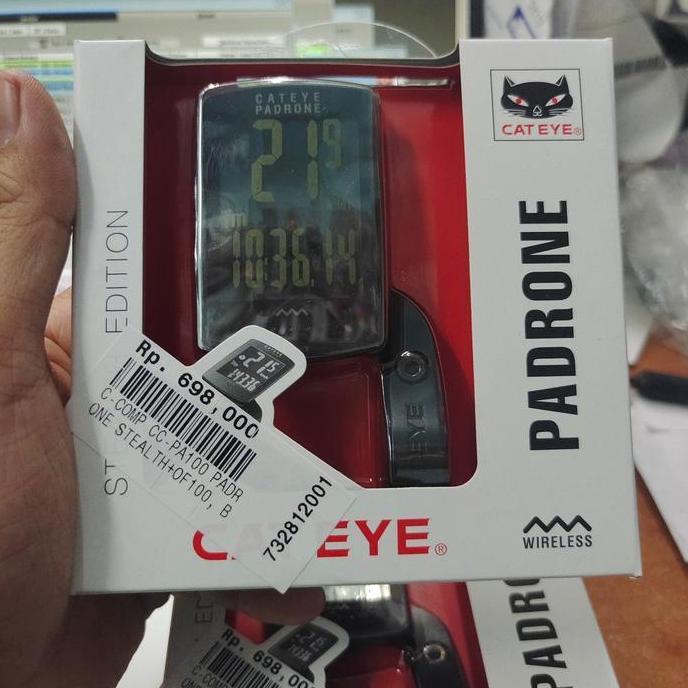Speedometer Cateye Padrone Stealth Comp Cc-Pa100 + Of100