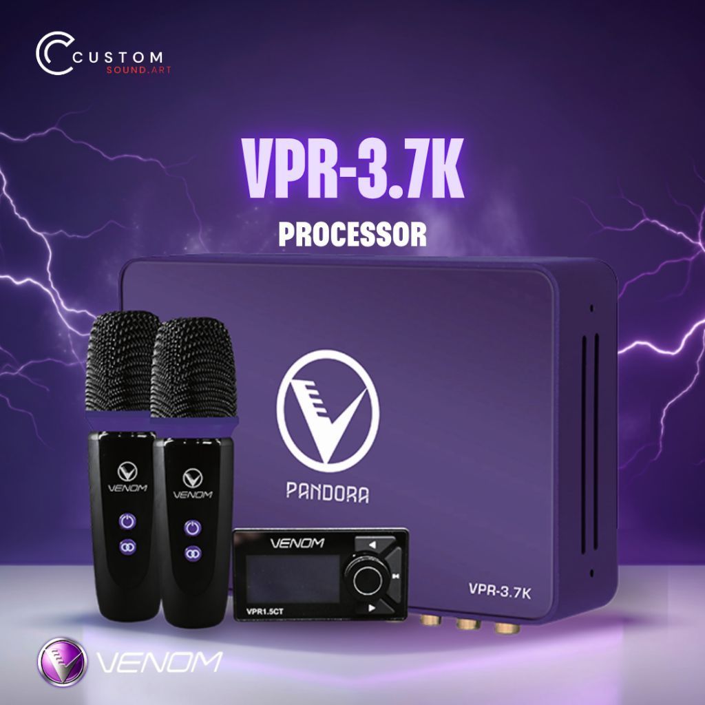 VENOM Processor Pandora VPR 3.7K Audio Mobil 8 Channel DSP 4 Channel Amplifier