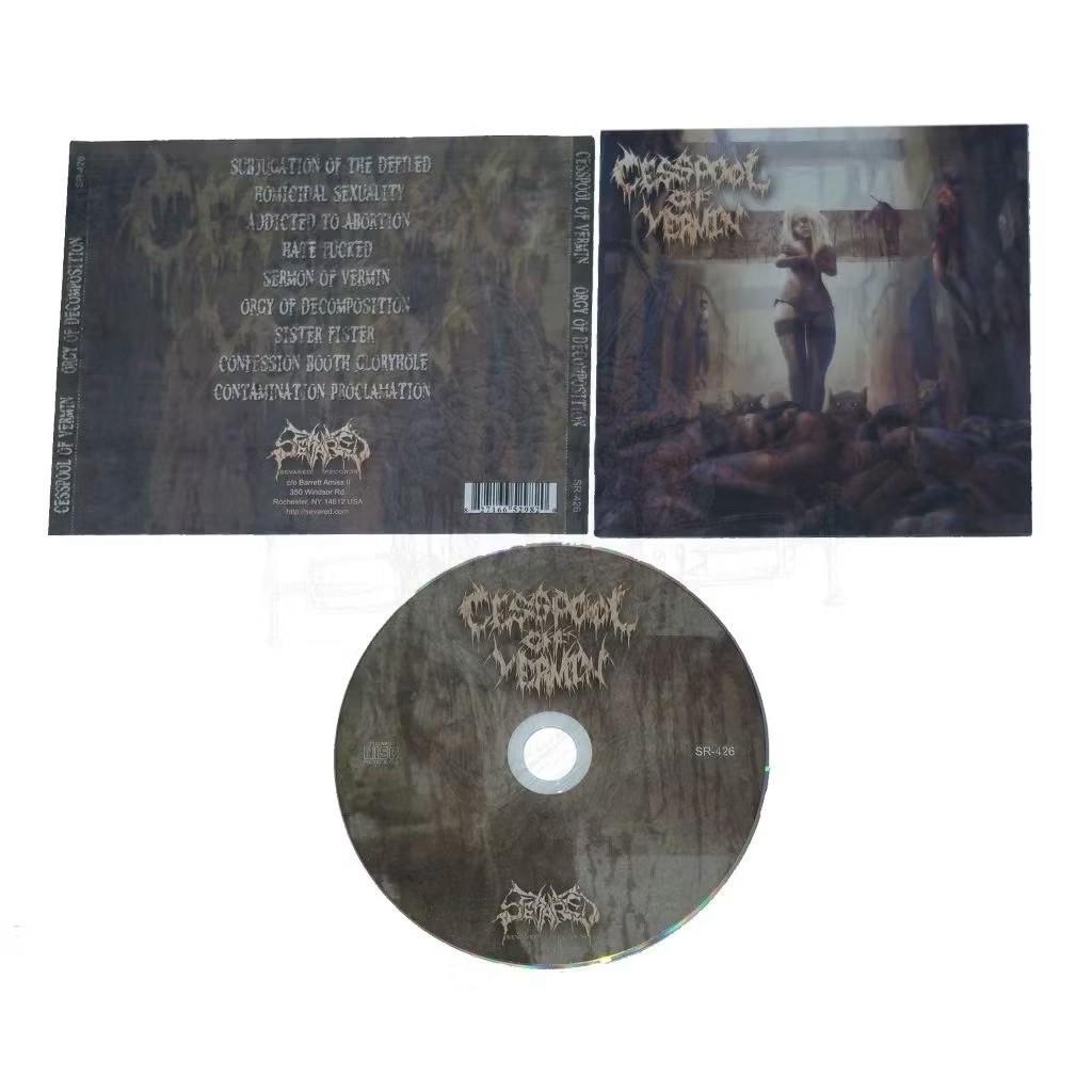 ORIGINAL & BERLISENSI - CD - CESSPOOL OF VERMIN - ORGYOFDECOMPOSITION -  CD IMPORT ORIGINAL | CD mus
