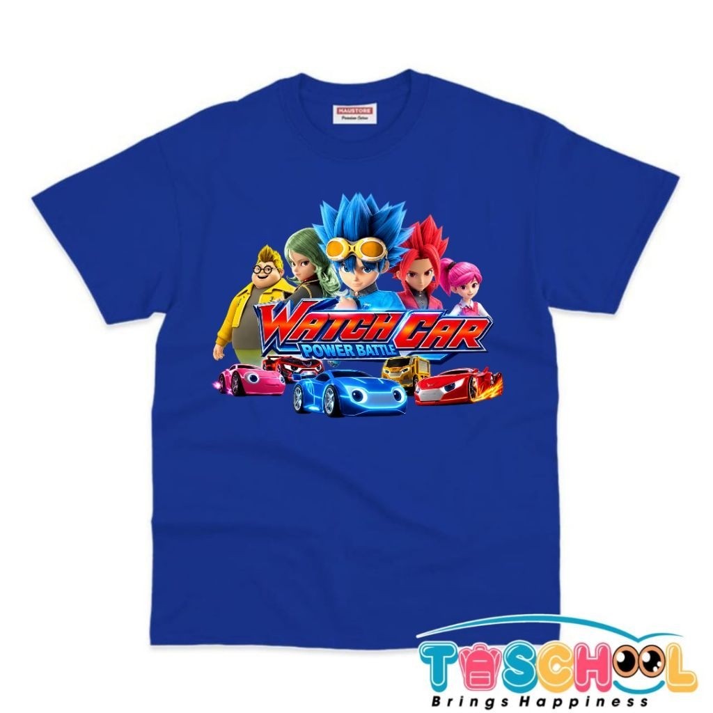 Baju Anak Kaos Anak Watch Car Power Battle