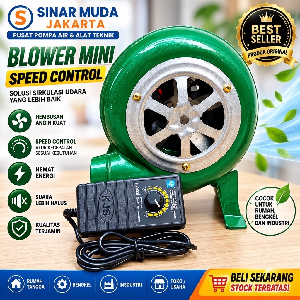 Blower Mini BBQ 1 Set Blower 12V 220V Speed Control Fan Mini Keong Blower Electric Turbo Fan kipas