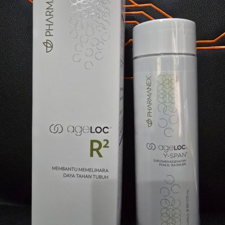 ultimate duo anti aging yspann youth span dan r2 agelok pharmanex nu  skin suplemen kesehatan