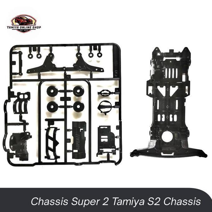 Sajakalana4 - Rep. Tamiya Super 2 Chassis, Chassis Super 2 Tamiya - Red Color