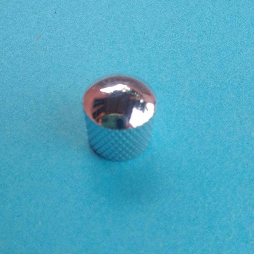 Knop Potensio gitar metal Dome