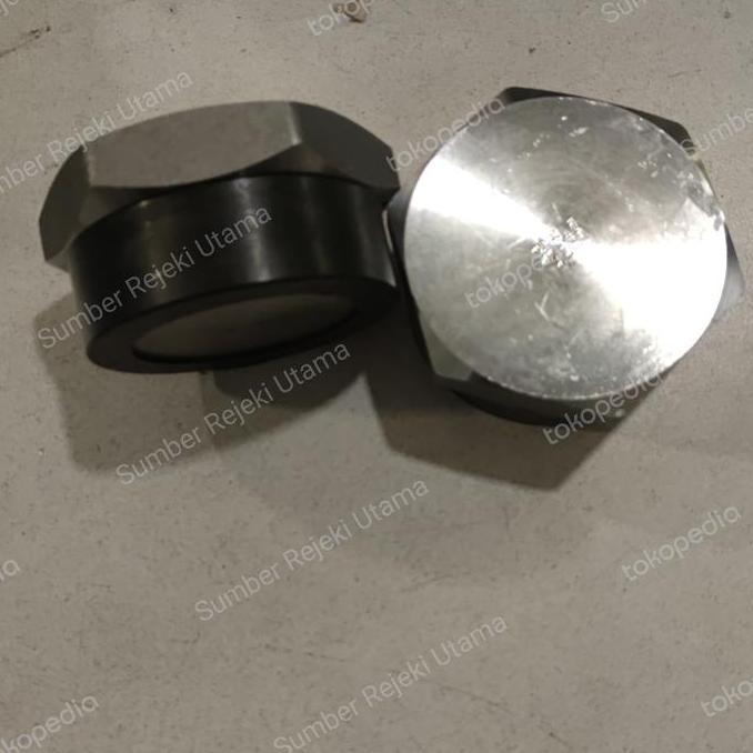 HARGA DISC - Plug / Dop Besi A 105 Class 3000 Drat 4" inch NPT