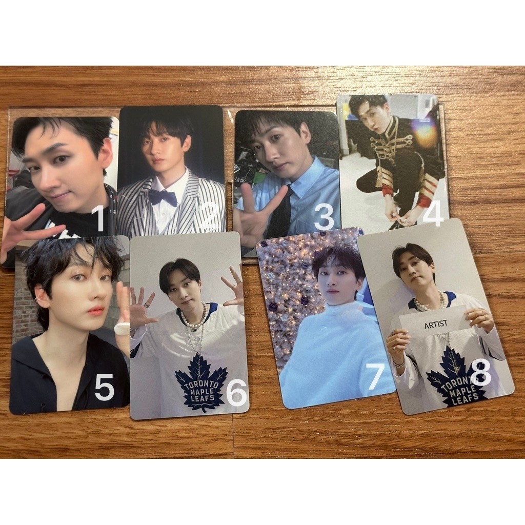 eunhyuk superjunior photocard album dne