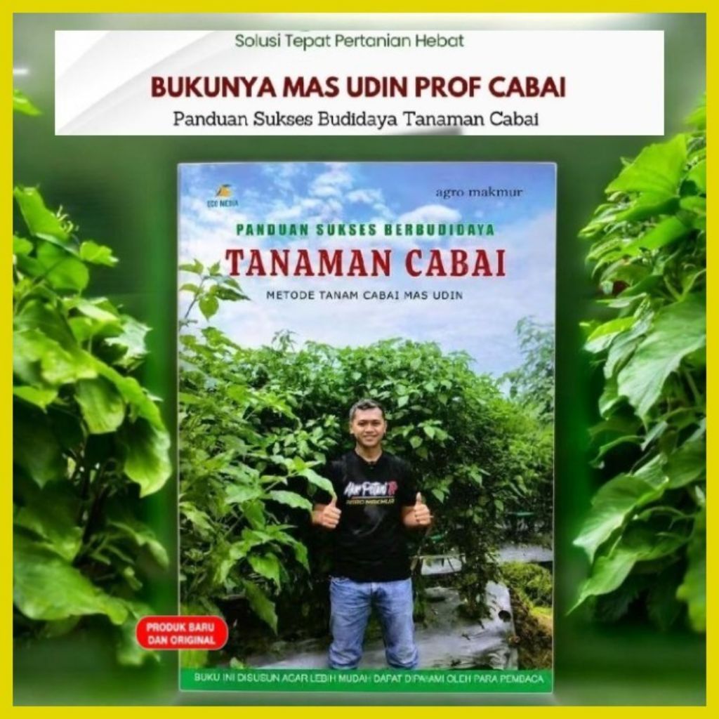 Panduan Sukses Berbudidaya Tanama Cabai , Full Color - Metode Mas Udin