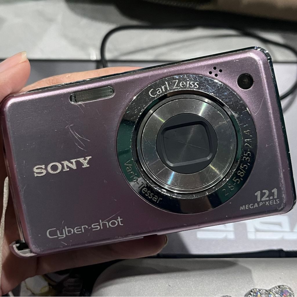 [SECOND] Camera Digicam Sony Cybershot W120 Soft Pink Siap Pakai