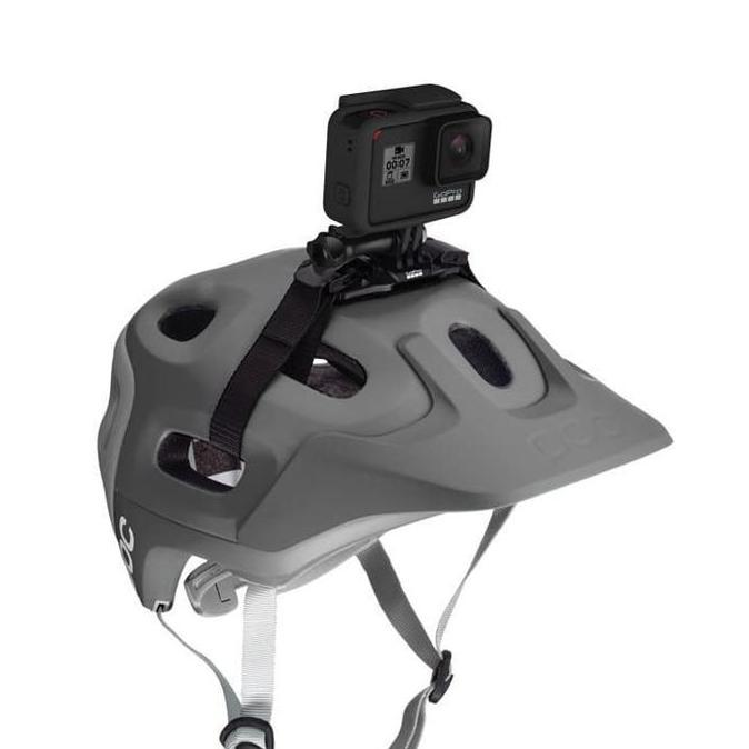 gopro vented strap mount original for helmet helm helem sepeda/bike