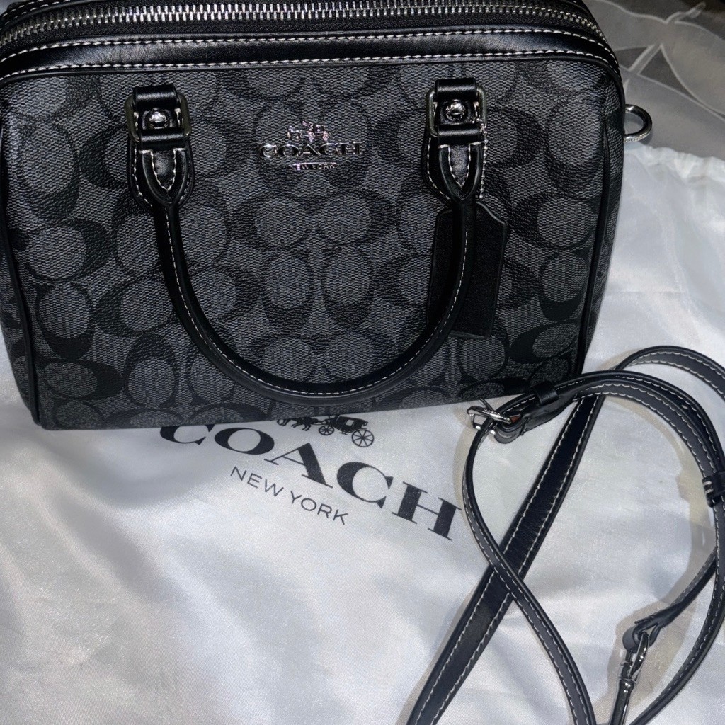 Preloved Tas Coach Rowan Black Original