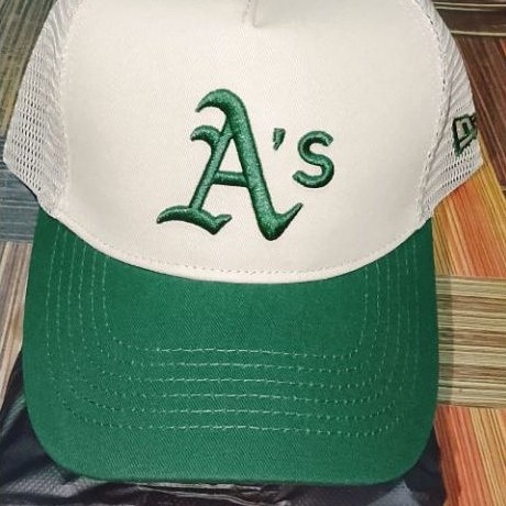 Topi Jaring Trucker MLB A'S , Jaring Trucker MLB A'S