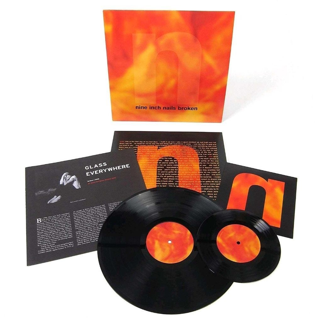Vinyl Nine Inch Nails Broken 2LP USA Press NIN Definitive cd dvd single singles collection Trent Rez