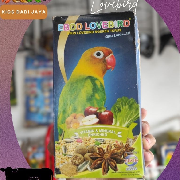 Pakan Harian Ebod Lovebird | Lovebird Ebod