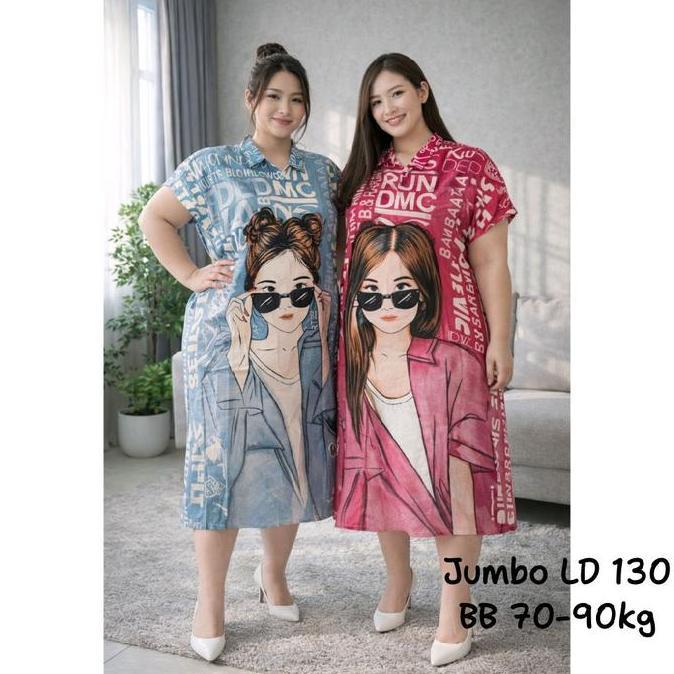 DASTER SOFIA KERAH JUMBO LD 120-130 BB 50-90KG