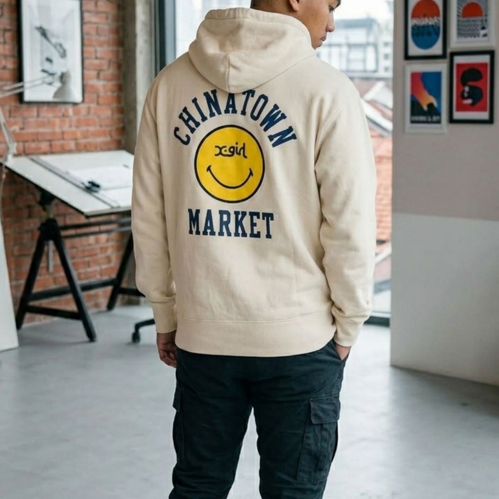 Hoodie Chinatown Market x X Girl