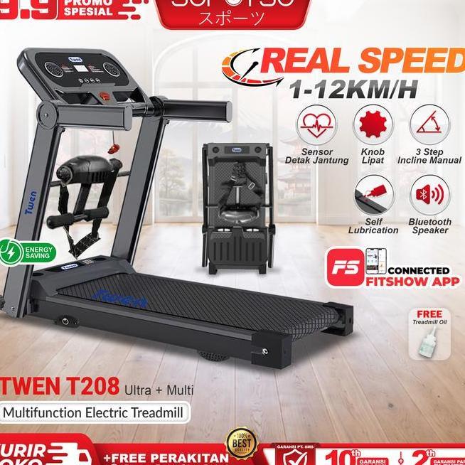 Twen T205 New T2 New T205M New T2M New Treadmill Listrik Treadmill Portable Treadmill Multifungsi Tr