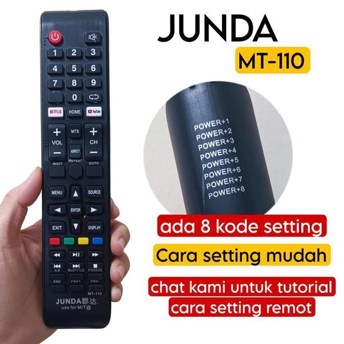 WERDANI89 - REMOTE MULTI UNIVERSAL LED SMART TV MITO JUNDA MT-110