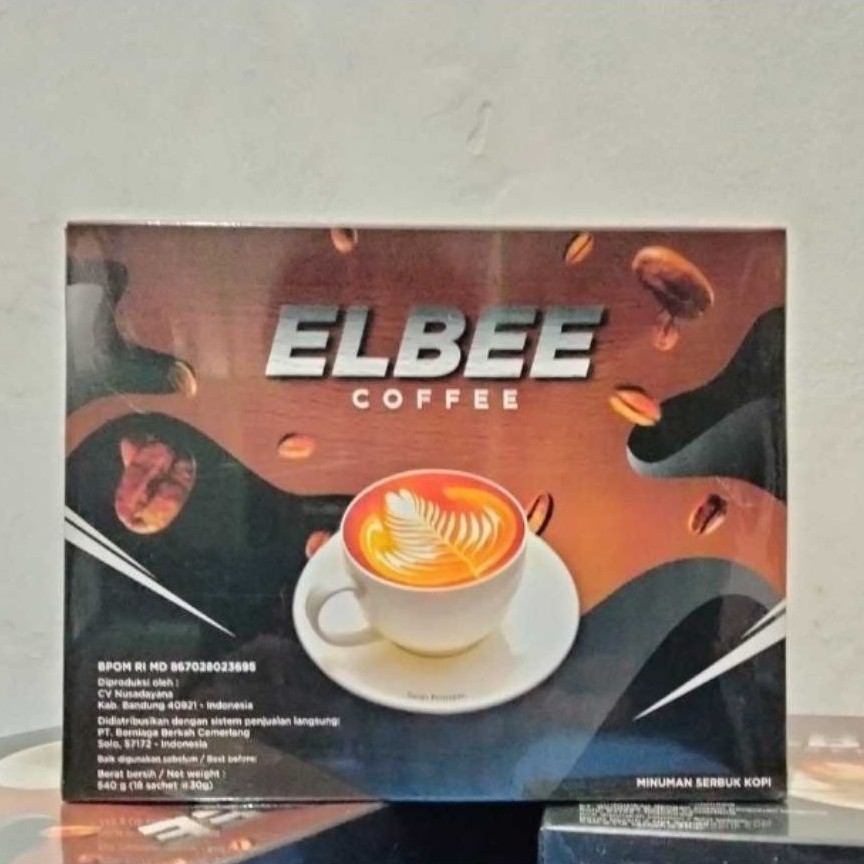 [READY STOCK] COFFE ELBIEE KOPI ELBEE 1 BOX ISI 10 SCT ROBUSTA KRIMER ORIGINAL