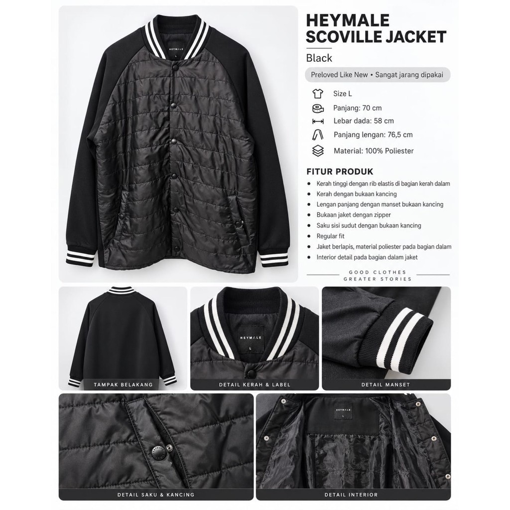 Jaket Heymale Scoville Preloved Like New