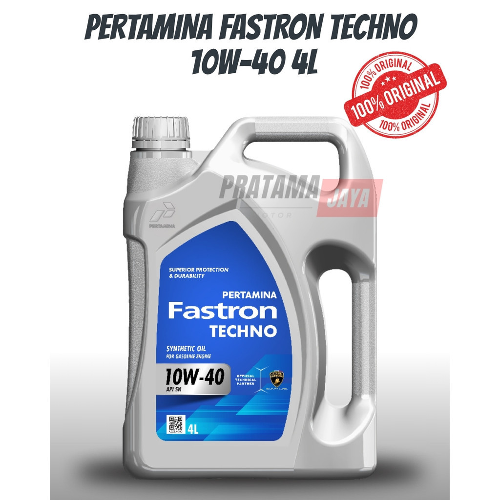 OLI PERTAMINA FASTRON TECHNO 10W40 4L ORIGINAL