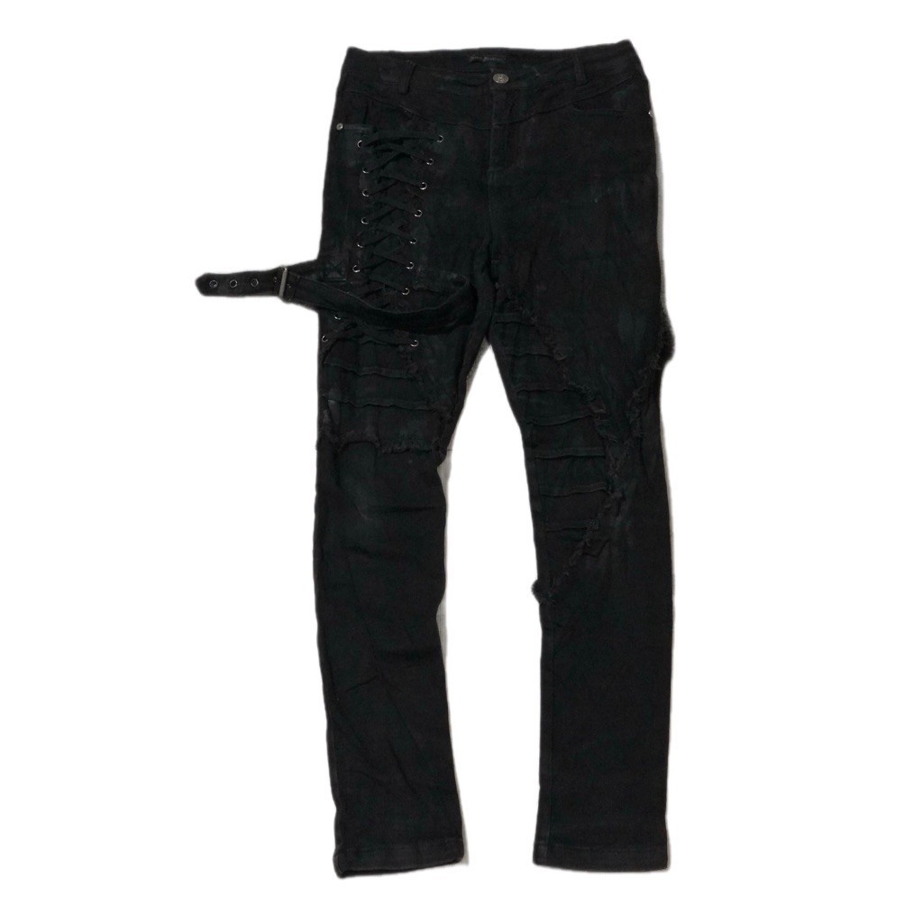 Devil fashion punk emo jeans pants