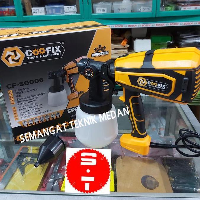 TERBARU - CF-SG006 SPRAY GUN LISTRIK SEMPROTAN ANGIN CAT TEMBAGA COOFIX SG006