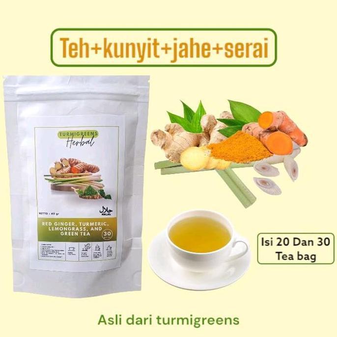 Farma- Teh Rempah Sehat Kunyit, Jahe Dan Serai