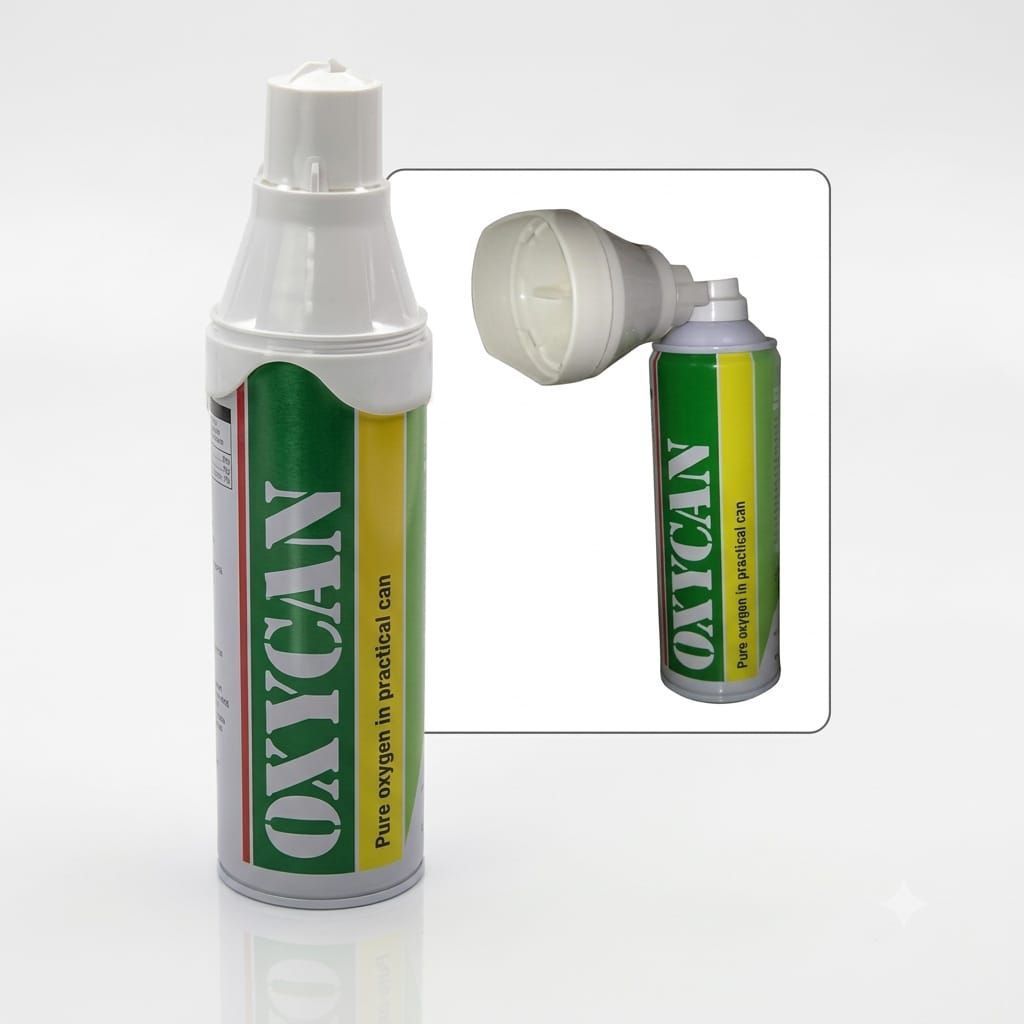 OXYCAN Oksigen Portable Tabung Kaleng Kecil 500cc / Tabung Oksigen Kecil