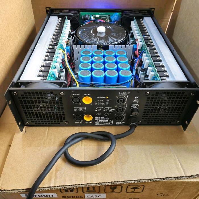POWER AMPLIFIER CA 30/CA30 SOUNDSTANDARD BODY PANJANG 4 KIPAS ADA LAYAR LCD ORIGINAL DAN TERPERCAYA
