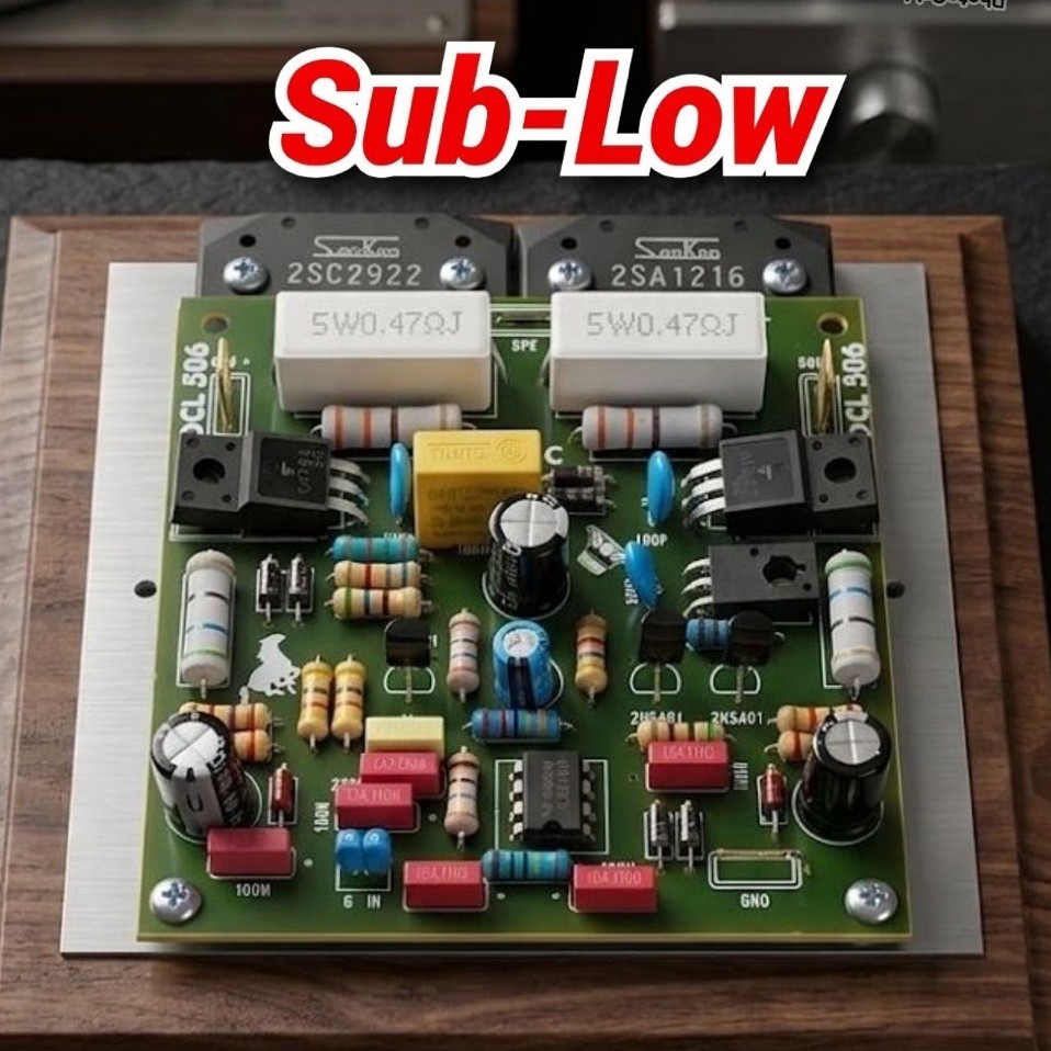 kit PA 506 mkm low noise final sanken siap pakai
