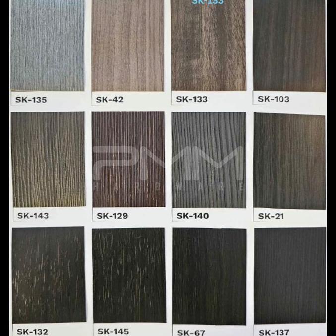 PVC SHEET TEBAL 0,3 WARNA URAT KAYU TUA TACO SHEET DECO HUBEN SHEET
