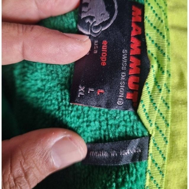 jaket softshell mammut gajah hijau hiking trekking