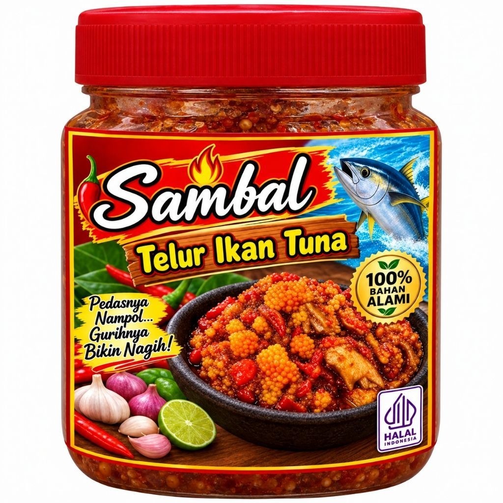 sambal telur ikan tuna