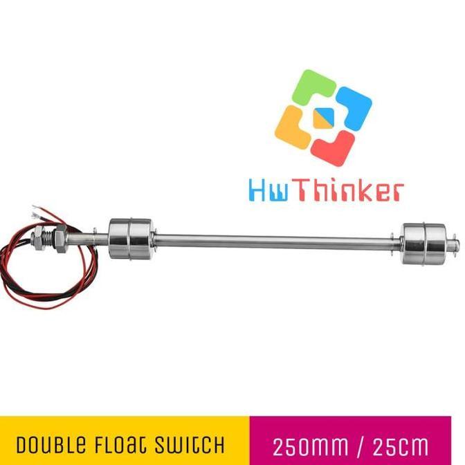 Double Float Switch Dual Stainless SUS304 Water Level air Sensor 250mm