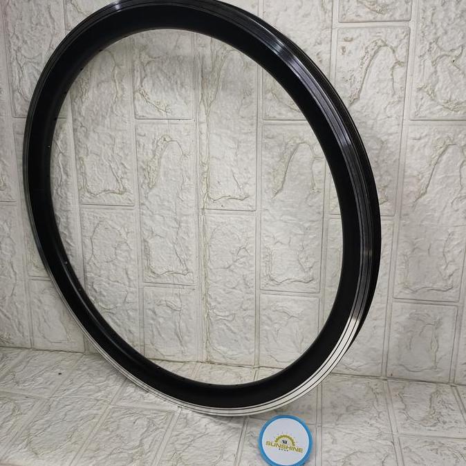 Ready Velg Rims 20 Murni 406 GTS-TEC 36H 32H Double Wall 3cm Black CNC V-Brake Sepeda Lipat Minion B