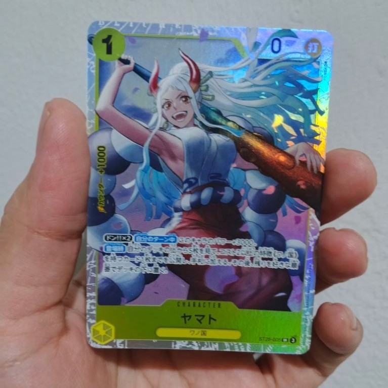 Card One Piece TCG Yamato ST28-005 SR Original Versi Japan