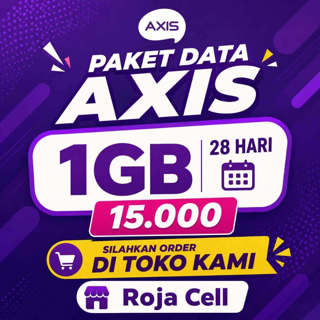 Isi Ulang Paket Data Axis 1GB 28 Hari
