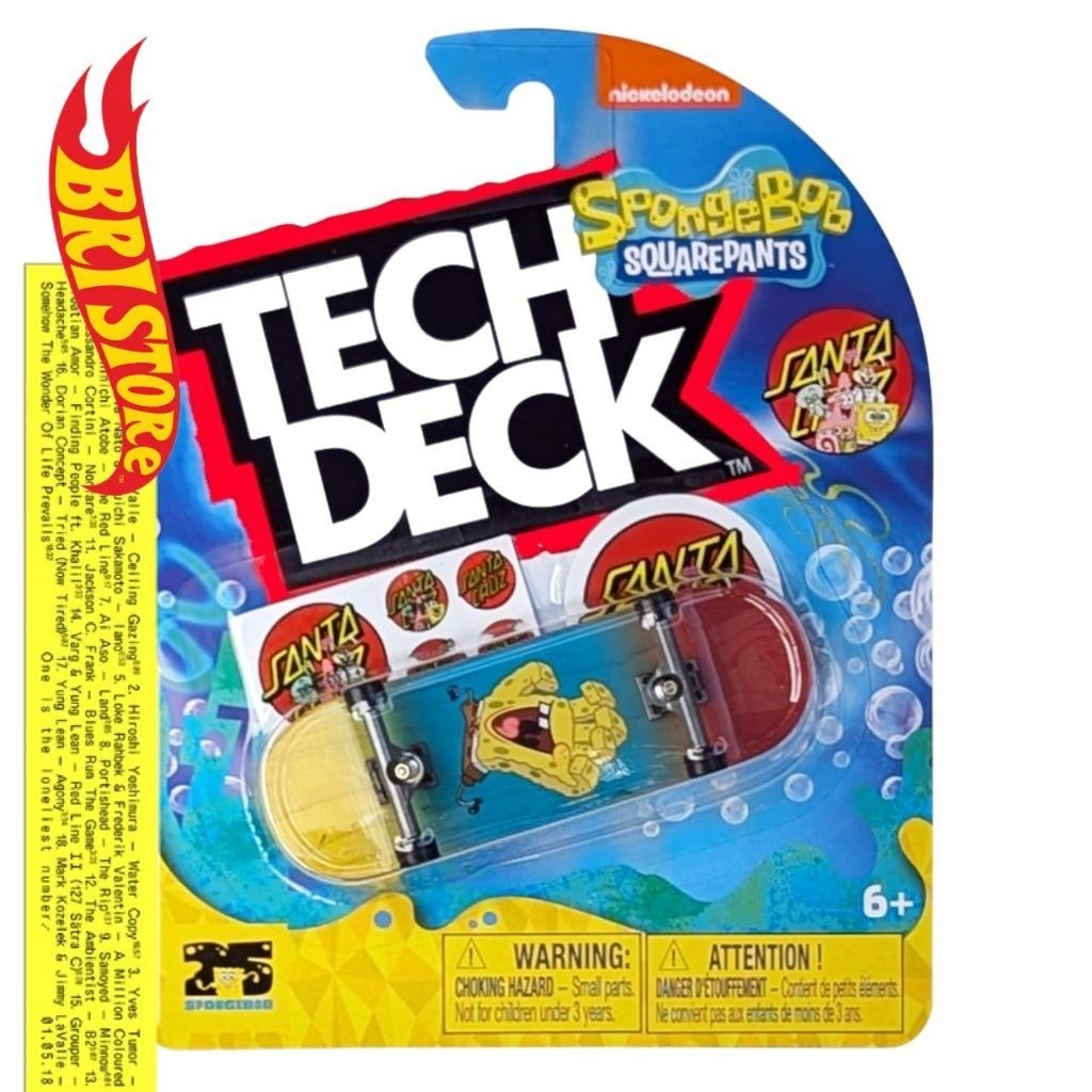Tech Deck Santa Cruz x Spongebob