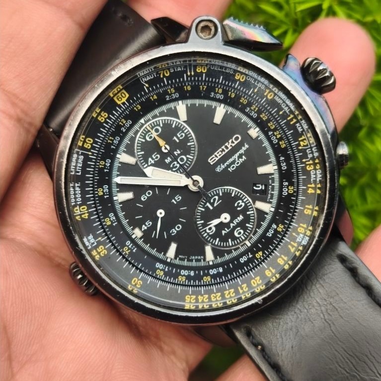 SEIKO CHRONOGRAPH FLIGHTMASTER 7T62 - EXTREMELY RARE