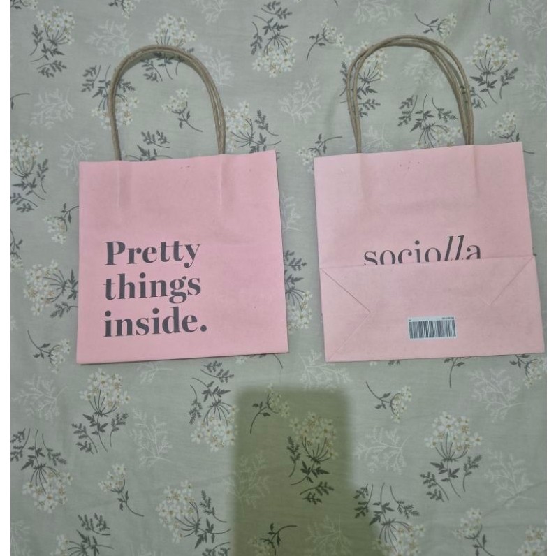 PAPER BAG PAPERBAG SOCIOLLA PRELOVED BEKAS