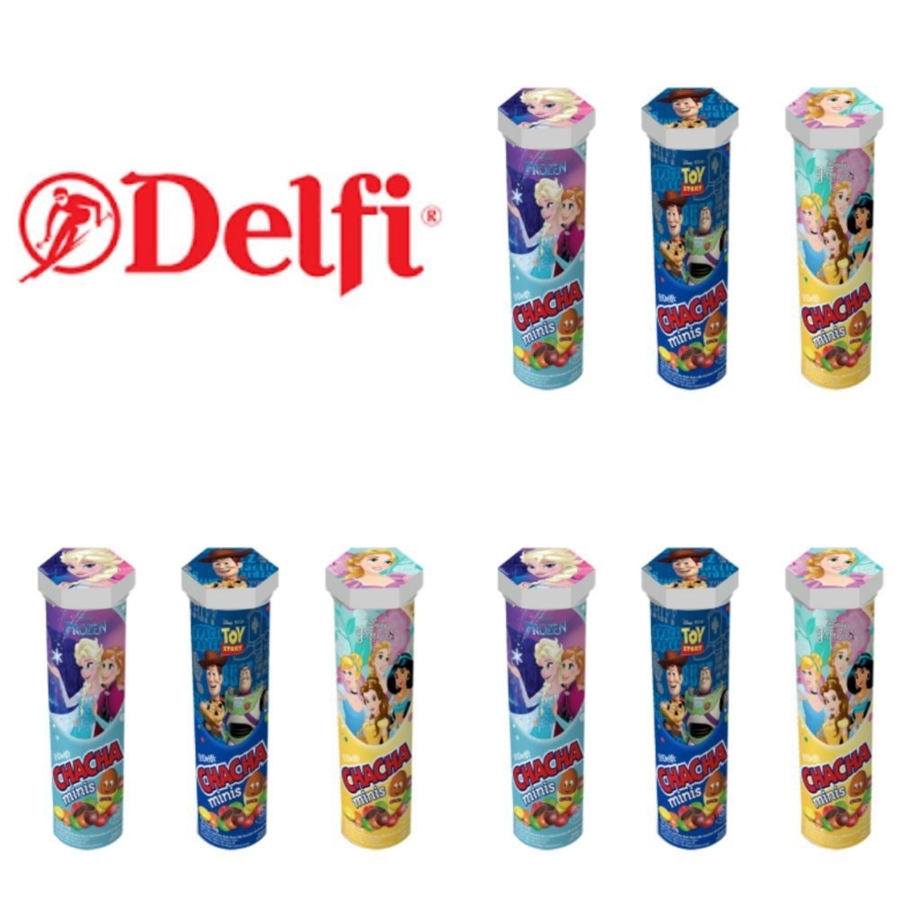 Chacha Minis Cokelat Susu Disney Assorted 25 Gr