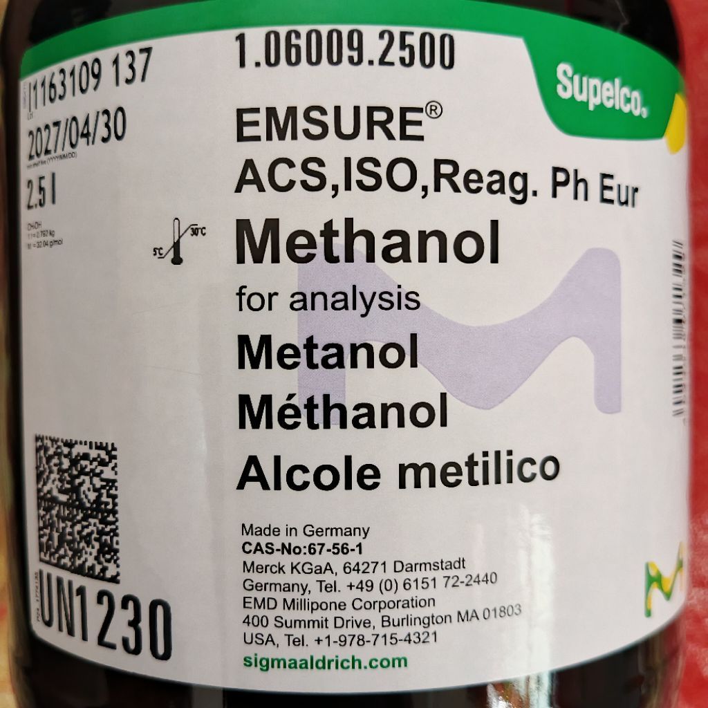 methanol merck pro analisis (PA)