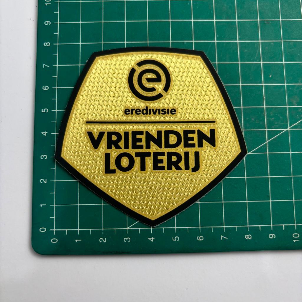 Patch Badge Eredivisie Gold 2022 - 2025 Hk Velvet Rubber