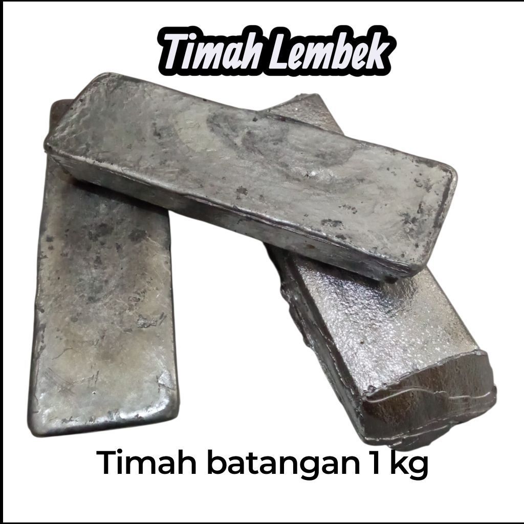 Timah Batangan timah lembek 1 kg