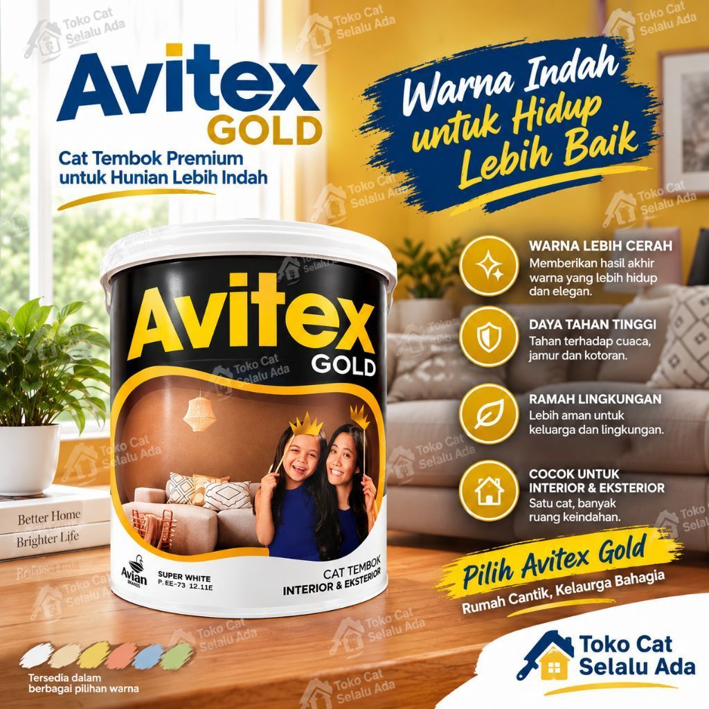 Avitex Gold Super White 25kg-Cat tembok avitex gold