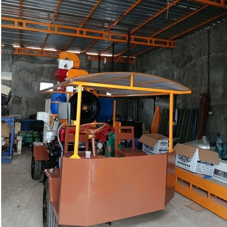 penggilingan padi keliling pakai elevator( rice milling unit)