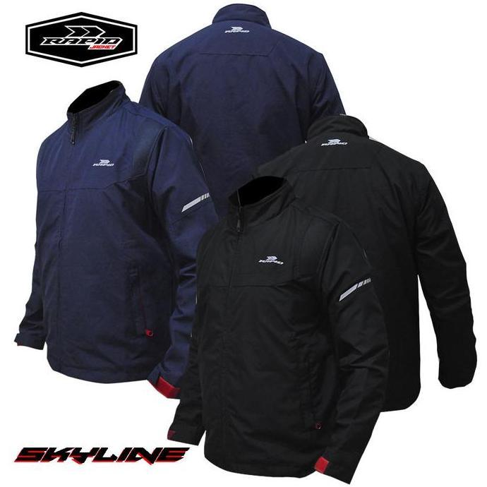 Skyline jaket motor pria RAPID anti angin