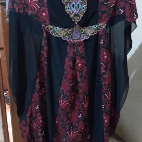 gamis kaftan batik