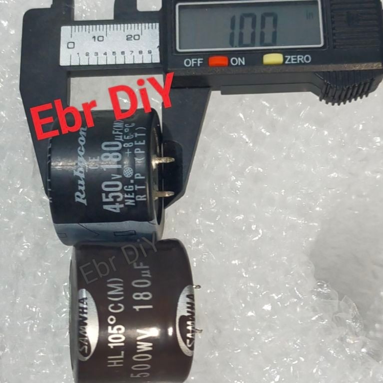 180uf 450v  450v 180uf  Elko pcb kulkas lg  Elko pcb freezer lg inverter  Elko pcb freezer lg 6 rak 