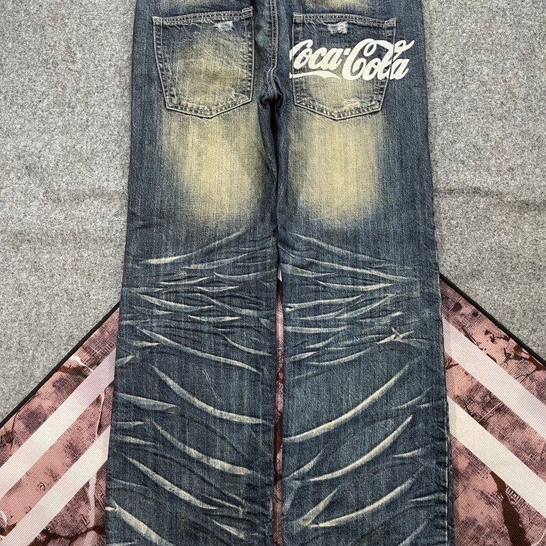 Celana jeans fading Groovy FB second